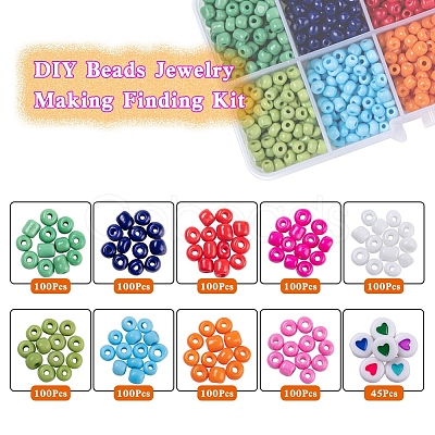 DIY Beads Jewelry Making Finding Kit DIY-YW0005-13-1