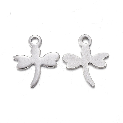 Non-Tarnish 201 Stainless Steel Charms STAS-F255-008P-1