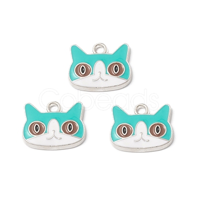 Alloy Enamel Charms ENAM-G212-17P-1