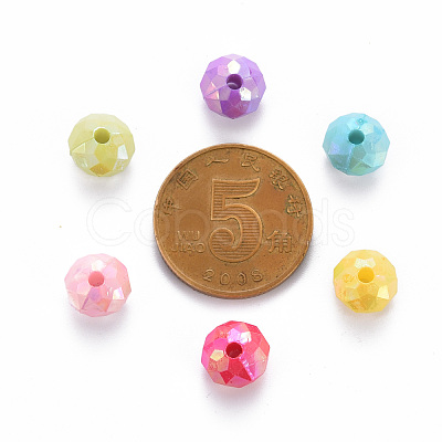 Opaque Acrylic Beads MACR-Q239-018-1