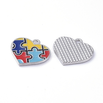 Alloy Enamel Pendants ENAM-G192-07P-1