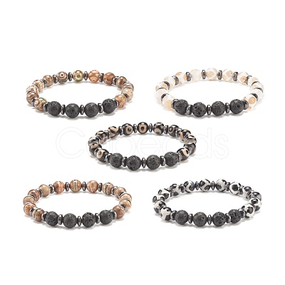 Mala Bead Bracelet BJEW-JB08018-1