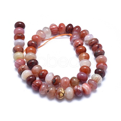 Natural Red Agate Beads Strands G-E530-12C-1