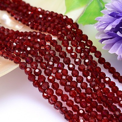 Imitation Austrian Crystal Bead Strands G-M181-8mm-05A-1