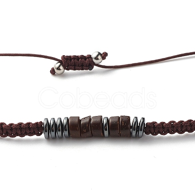 Hope Morse Code Stretch Bracelets Set BJEW-JB07352-05-1