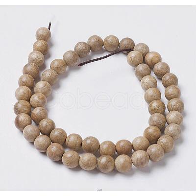 Natural Wood Beads Strands WOOD-J001-02-8mm-1