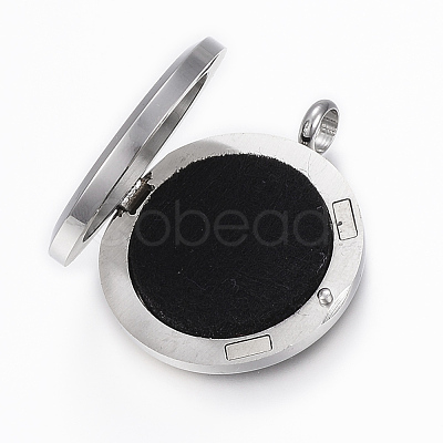 316 Surgical Stainless Steel Diffuser Locket Pendants STAS-H404-09E-1