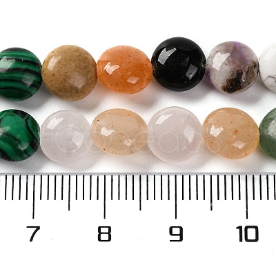 Natural Mixed Gemstone Beads Strands G-T047-A07-01-1