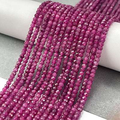 Natural Ruby Beads Strands G-L597-B01-01-1