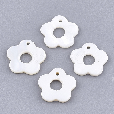 Freshwater Shell Charms SSHEL-T007-11B-1