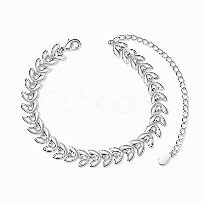 SHEGRACE Brass Link Chain Bracelets JB572A-1