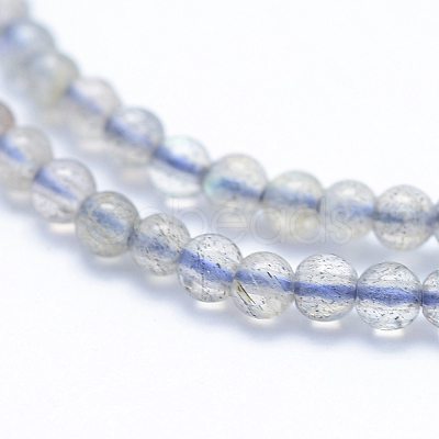 Natural Labradorite Beads Strands G-P342-09-3mm-AB+-1