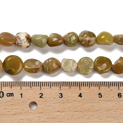 Natural Yellow Opal Beads Strands G-P497-01E-34C-1