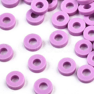 Handmade Polymer Clay Beads CLAY-R067-8.0mm-B01-1