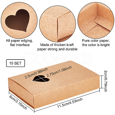 BENECREAT Kraft Paper Withdrawal Box CON-BC0001-72B-1