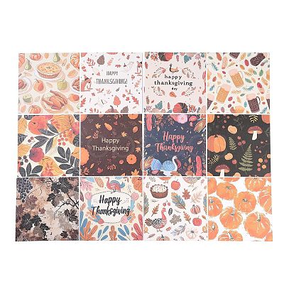 Thanksgiving Day Leaf Turkey Scrapbooking Paper Pads Set STIC-C010-35A-1