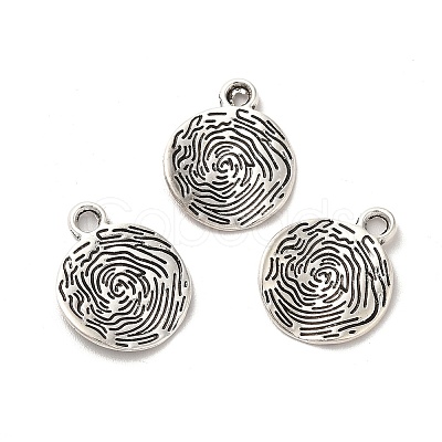 Tibetan Style Alloy Pendants TIBE-B001-54AS-1