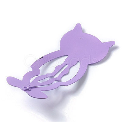 Baking Painted Iron Snap Hair Clips PHAR-B0002-03-1