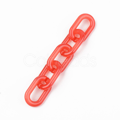 Imitation Jelly Acrylic Linking Rings OACR-T024-02-E07-1