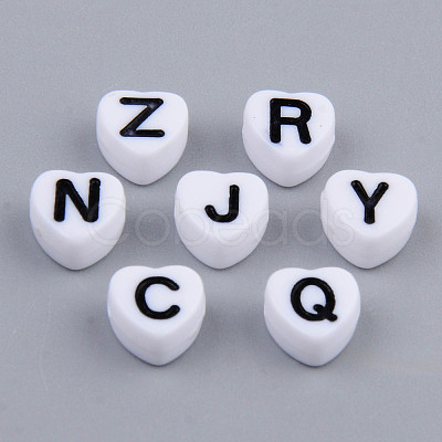 Opaque Acrylic Enamel Beads X-MACR-S273-37A-1