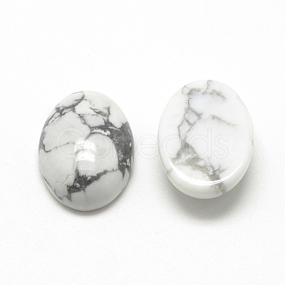 Natural Howlite Cabochons X-G-R415-13x18-29-1