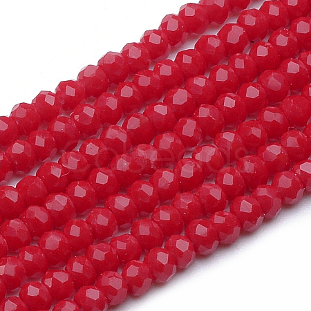 Opaque Glass Beads Strands GLAA-R200-B10-1