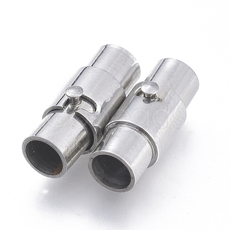 304 Stainless Steel Magnetic Clasps STAS-D242-01P-A-1