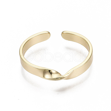 Brass Cuff Finger Rings RJEW-N030-007-NF-1