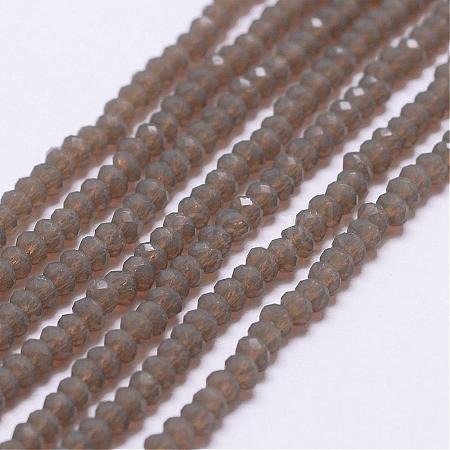 Imitation Jade Glass Beads Strands EGLA-K010-C03-1