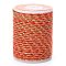 4-Ply Polycotton Cord, Handmade Macrame Cotton Rope, for String Wall Hangings Plant Hanger, DIY Craft String Knitting, Orange, 1.5mm, about 4.3 yards(4m)/roll