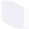 PET Plastic Sheets, Rectangle, Clear, 280x216x0.12mm