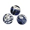 Natural Sodalite Pendants, Donut/Pi Disc Charms, 45x5~7mm, Hole: 10.5mm