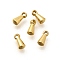 201 Stainless Steel Charms, Teardrop Charm, Real 18K Gold Plated, 5.5x2.5mm, Hole: 0.7mm