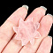 Natural Rose Quartz Carved Figurines, for Home Office Desktop Decoration, Sun, 28mm