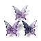 Transparent Acrylic Beads, Two Tone, Butterfly, Medium Purple, 25.5x24.5x5.5mm, Hole: 1.5mm, about 588pcs/500g