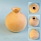 DIY Wood Vase for Mosaic Tiles Crafts Making, for Kids, Sandy Brown, 90x90mm