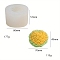 DIY Yarn Shape Food Grade Candle Silicone Molds, for 3D Scented Candle Making, White, 8x5.7cm