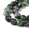 Natural Ruby in Zoisite Beads Strands G-K318-12-4