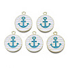 Alloy Enamel Pendants PALLOY-T056-36A-1