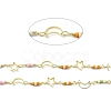 Handmade Brass Moon & Star Link Chain CHC-E023-07G-4