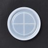 DIY Flat Round Cup Mat Silicone Molds DIY-E055-48-3