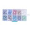10 Colors Electroplate Glass Beads Strands EGLA-JP0001-02-10x7mm-2
