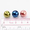 Mixed Glass Pearl Round Beads X-HYC005-4