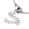 Non-Tarnish 306 Stainless Steel Pendant Necklace for Women NJEW-Q772-01P-04-3