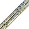 Electroplated Non-magnetic Synthetic Hematite Beads Strands G-G089-A02-18-1