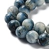 Natural Blue Ice Glacierite Stone Beads Strands G-G078-A01-04-4