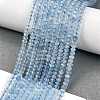 Natural Aquamarine Beads Strands G-L587-B02-01-2