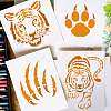 PET Hollow Out Drawing Painting Stencils DIY-WH0391-0757-4