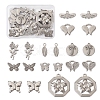 Fashewelry 20Pcs 10 Style 304 Stainless Steel Pendants STAS-FW0001-28-2