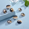 Opaque Glass Cabochons GGLA-S038-12H-8mm-2